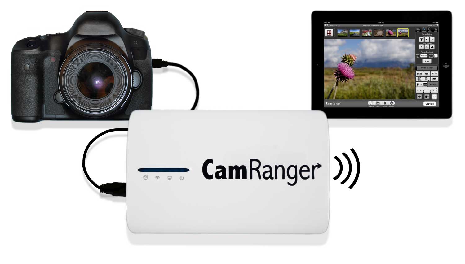 Canon camera remote shooting cam ranger