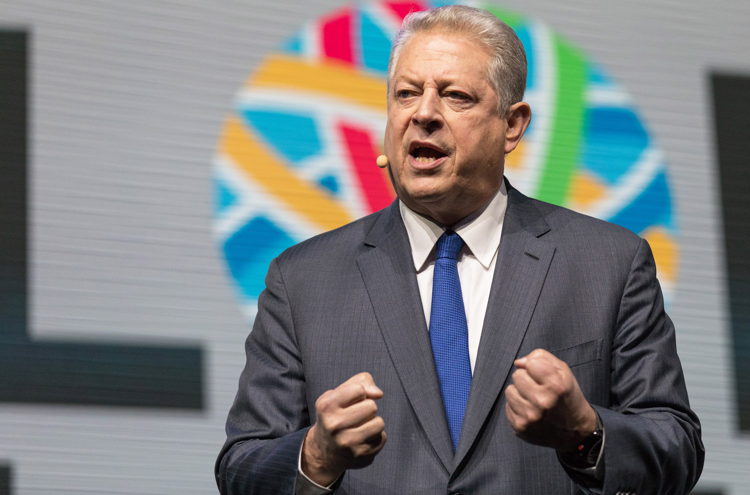 Al Gore at the San Francisco Moscone Convention Center